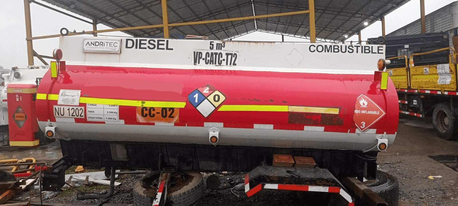Estanque para Combustible Acero Inoxidable 5m3 Año 2020 - Certificado